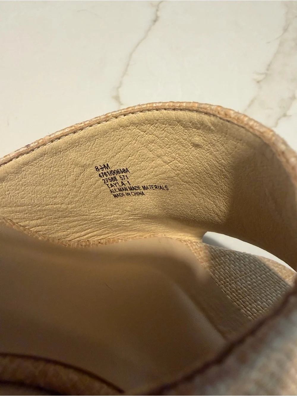 Pierre Dumas Neutral Beige Woven Platform Clog Mules